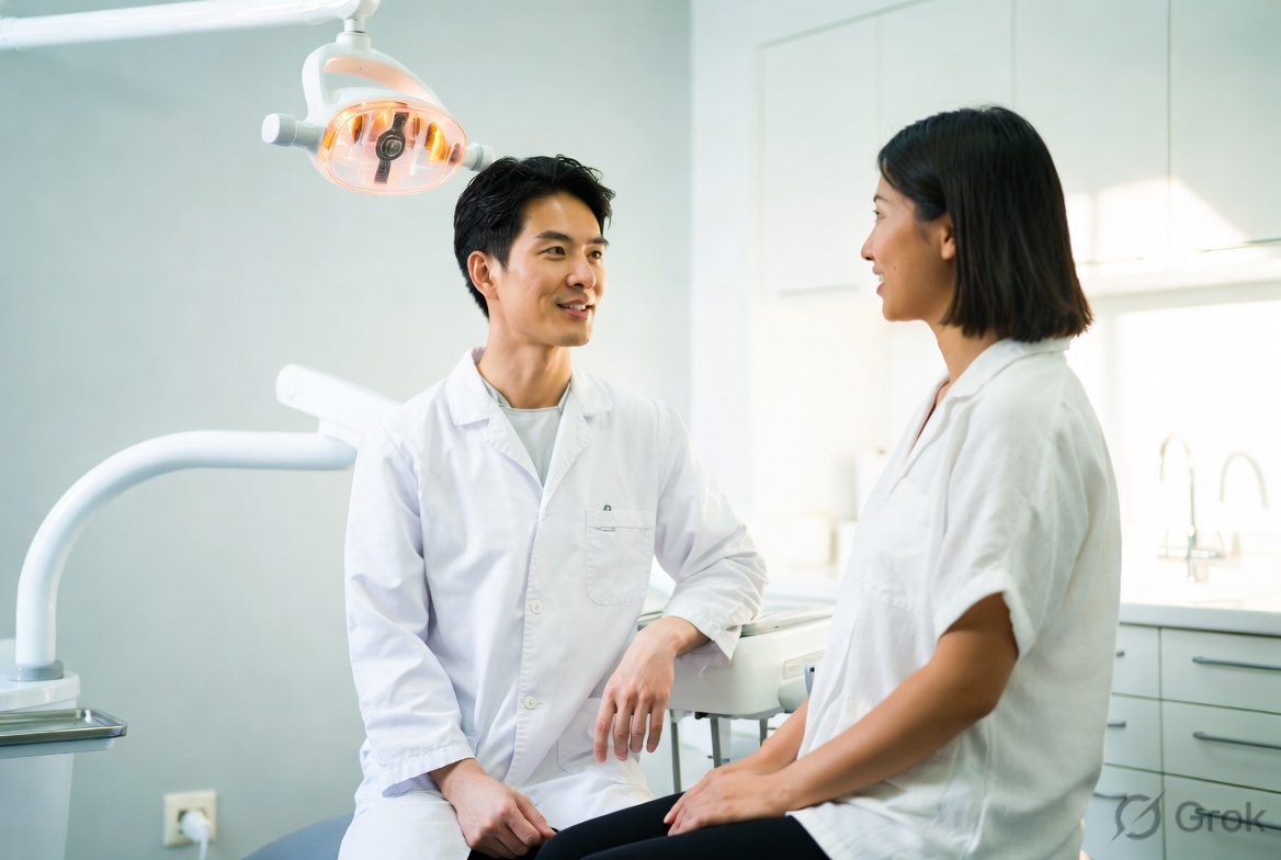 Gentle dental consultation